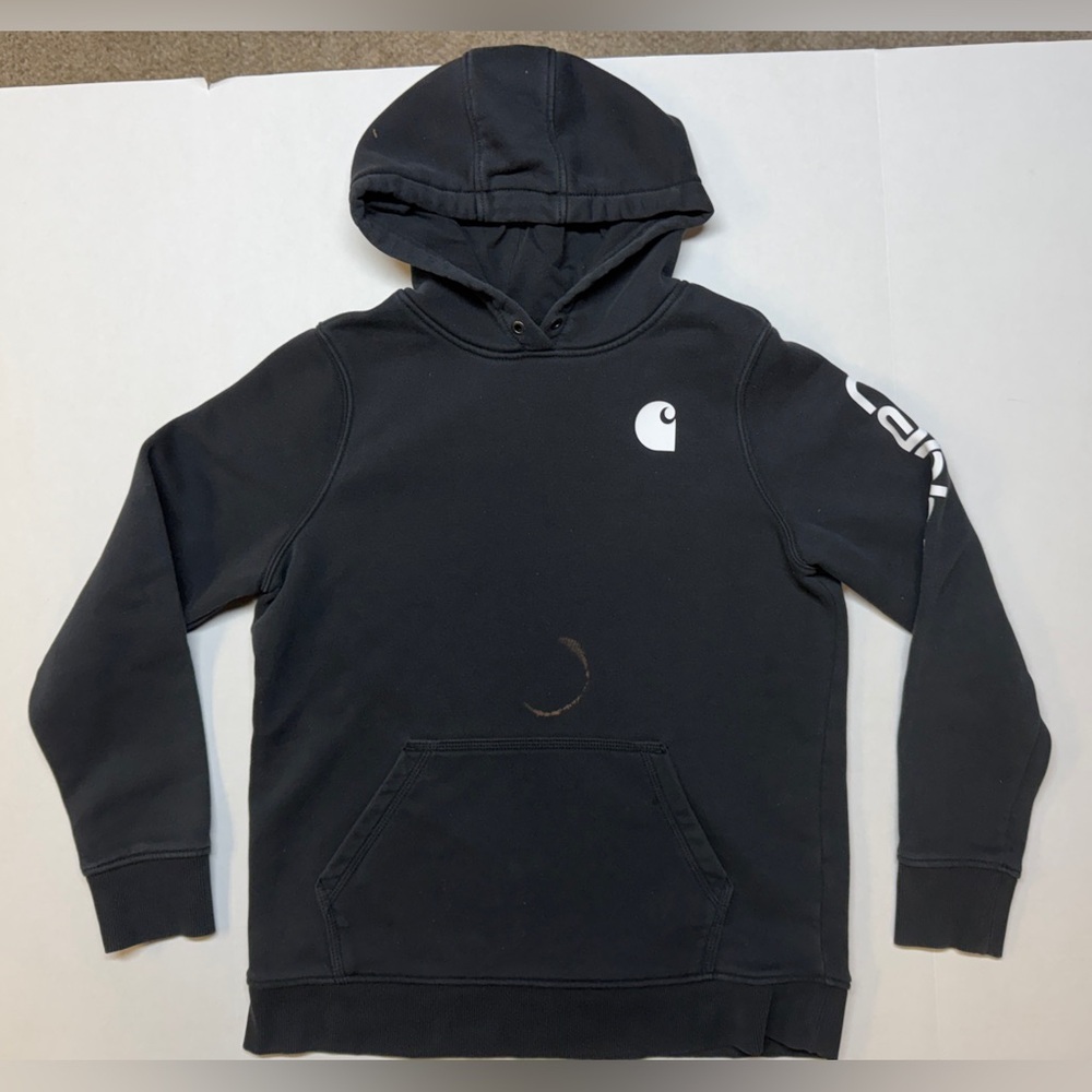 Carhartt Black Kid’s Large Hoodie Sweatshirt